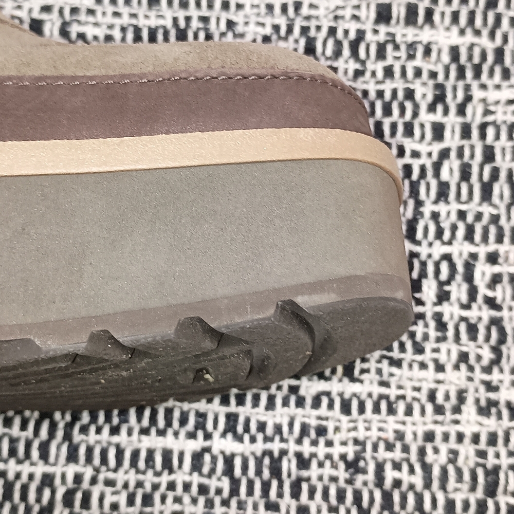 UGG City Func Front Zip Up Suede Brown Boots Women's 9 - Picture 13 of 15